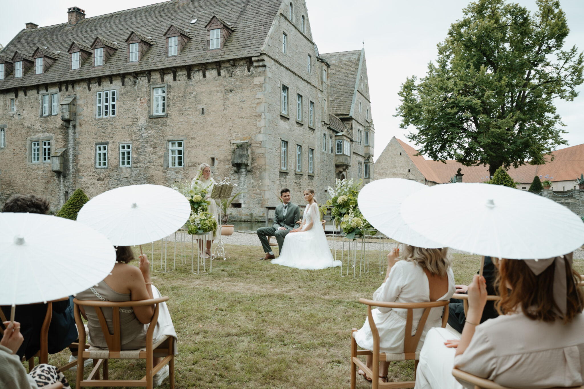 mediterrane Hochzeitslocation - Wasserschloss Hülsede